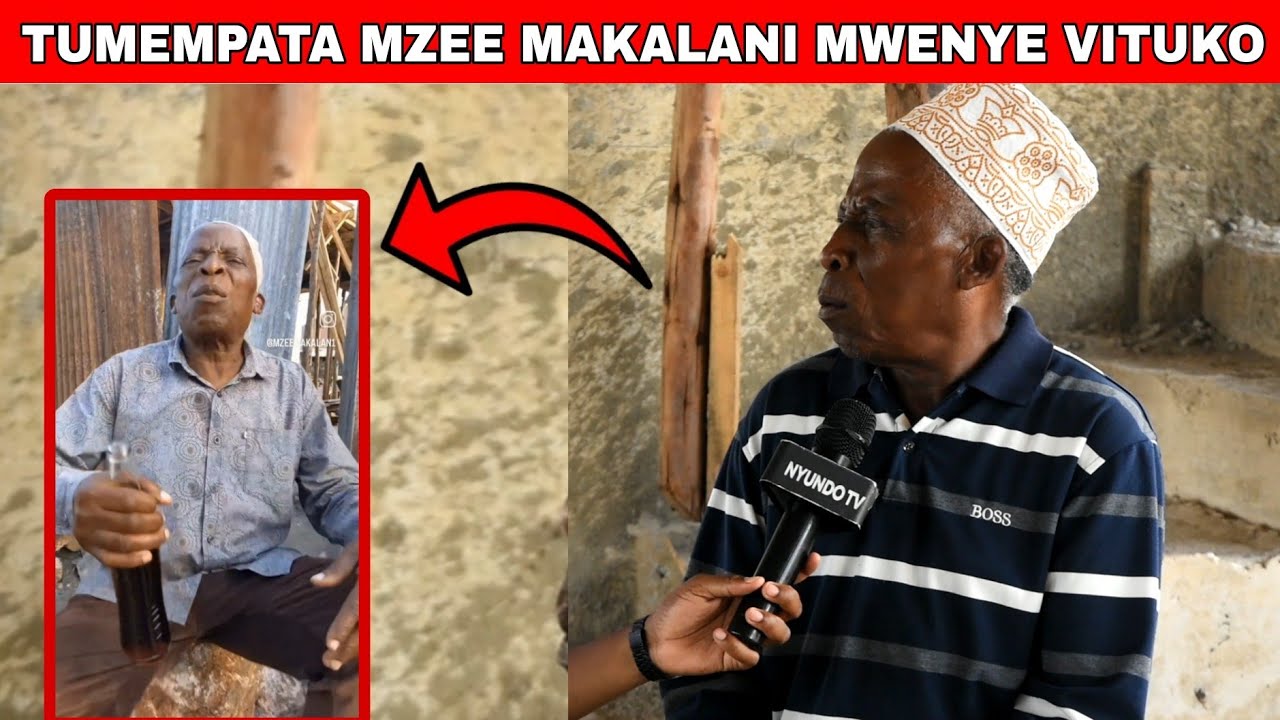 MZEE MAKALANI mwenye vituko vya hovyo kutoka Mwananyamala huyu hapa.
