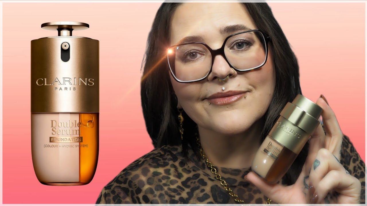 CLARINS DOUBLE SERUM FOUNDATION | Auftrag Weartest Review | Foundation Friday