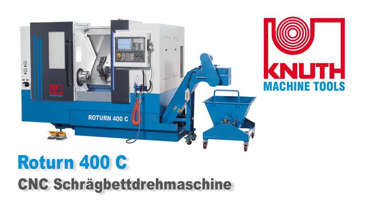 KNUTH Roturn 400 C - CNC Schrägbett-Drehmaschine