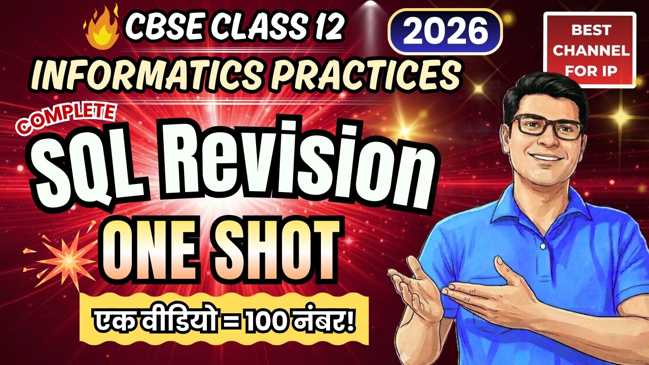SQL Revision - Class 12 | SQL Class 12 | Class 12 IP | Class 12 CS