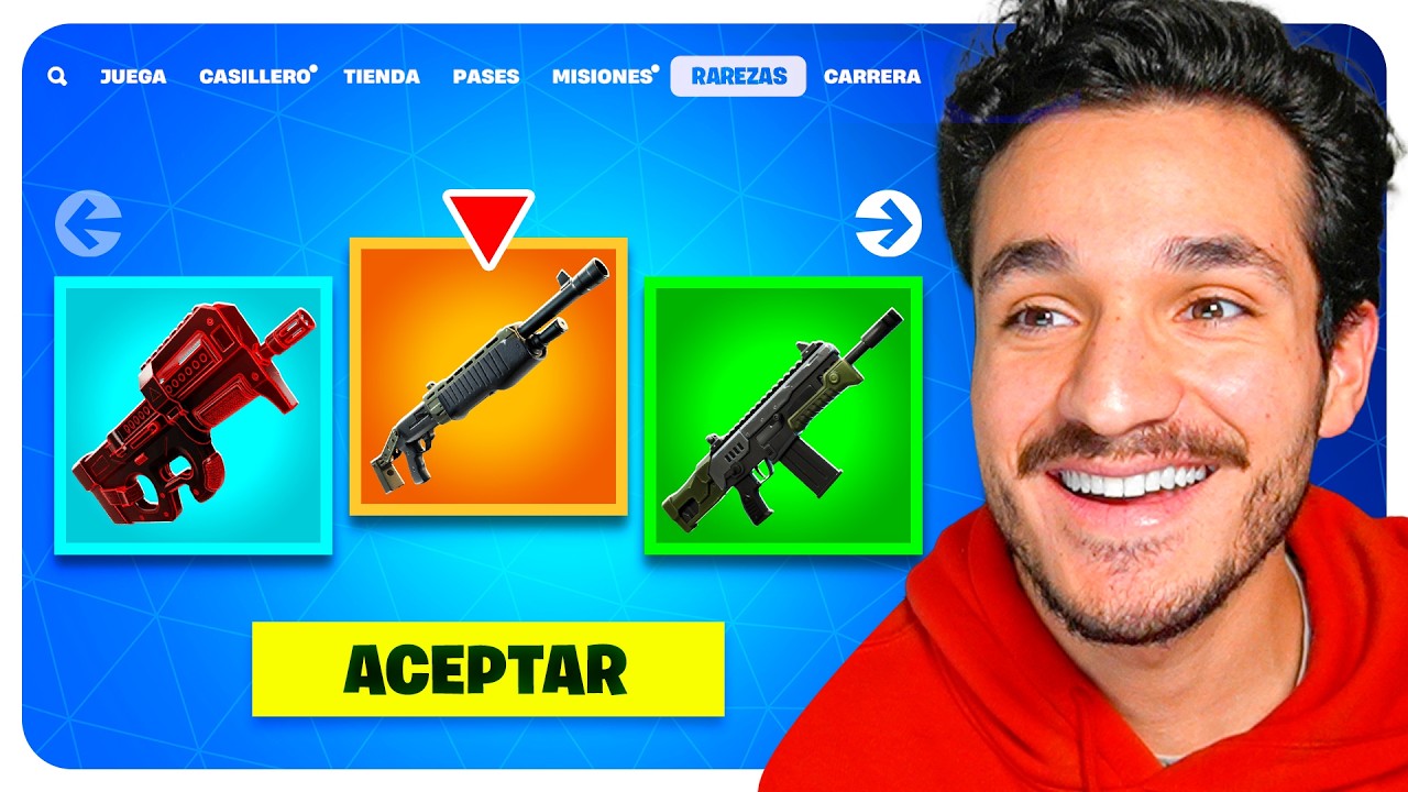 Fortnite PERO tu INVENTARIO es RANDOM!