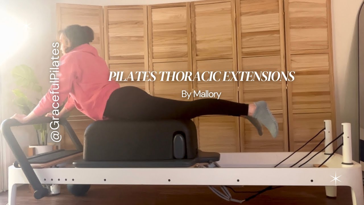 THORACIC EXTENSIONS on Pilates Reformer