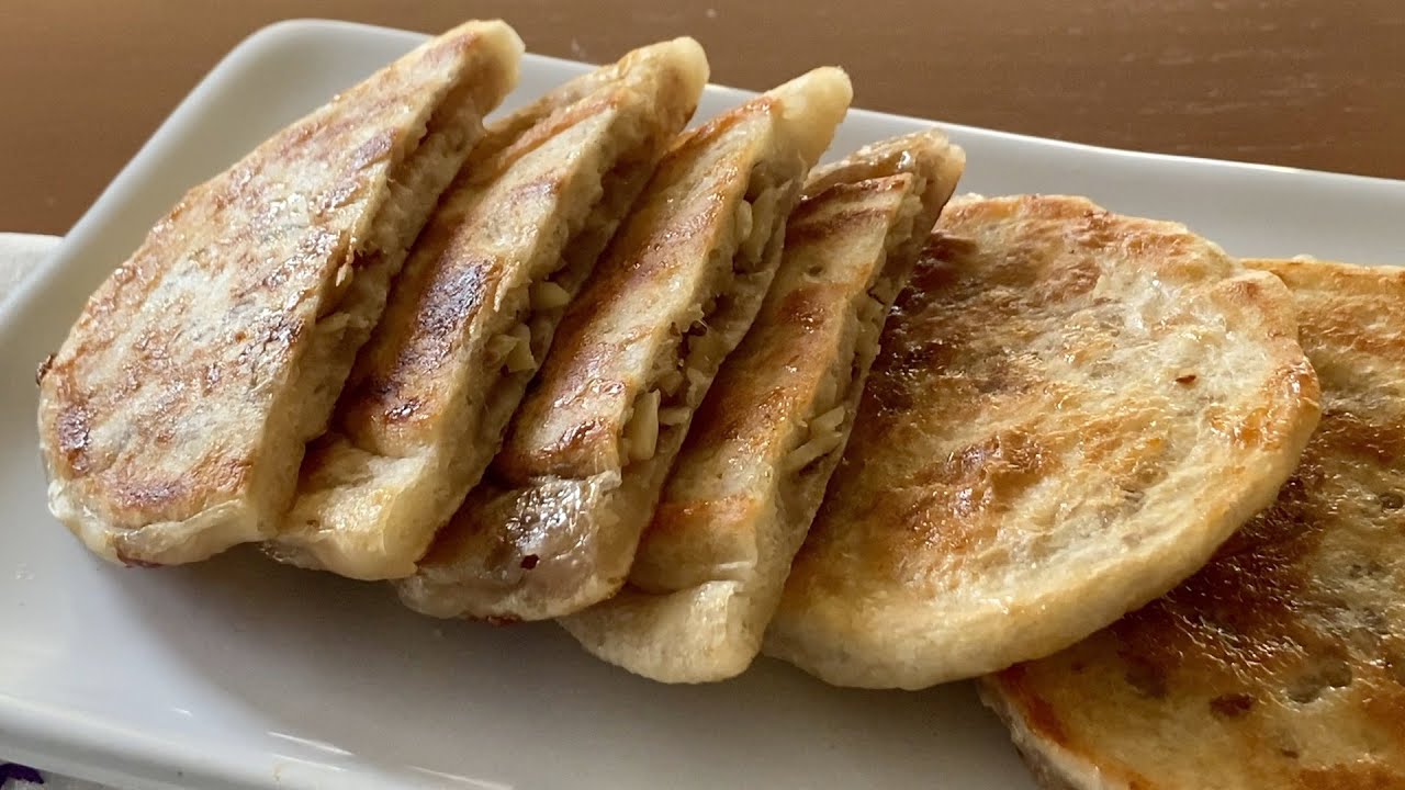 sub)sourdough starter discard recipe/hotteok/korean sweet pancake/남는 발효종으로 호떡 만들기/