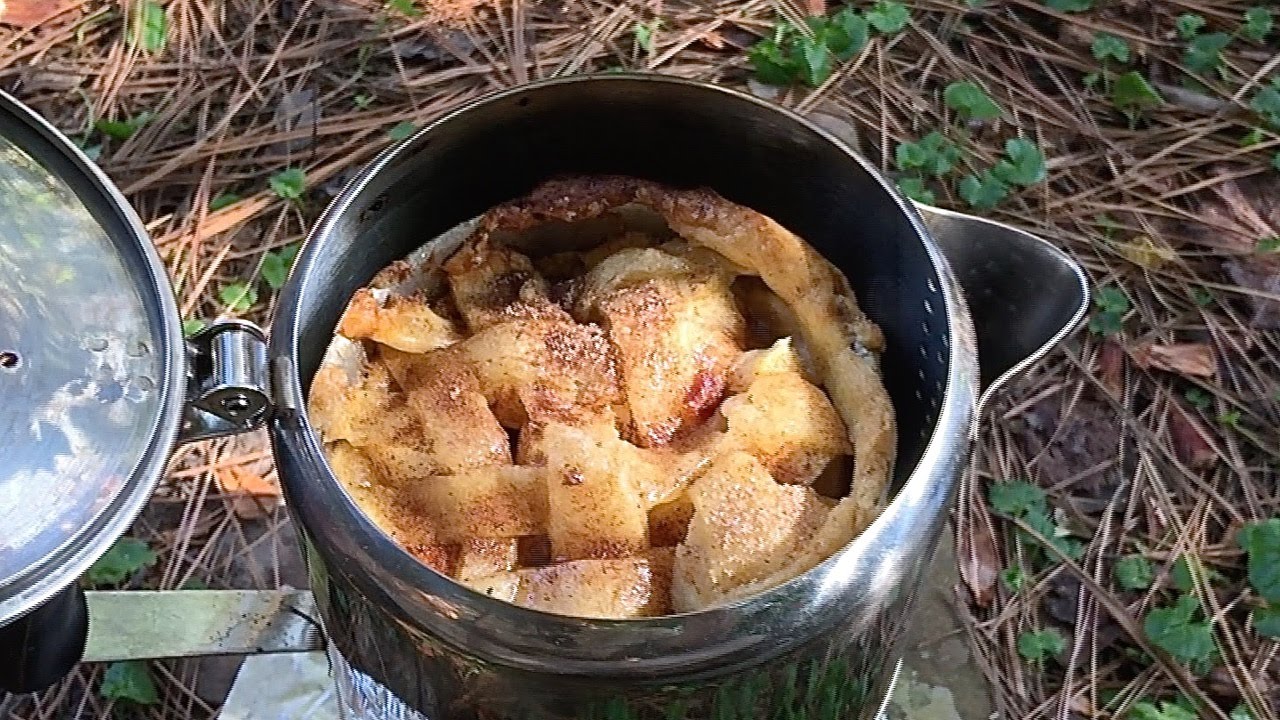 Bake Food with a Camping Coffee Pot (with music)