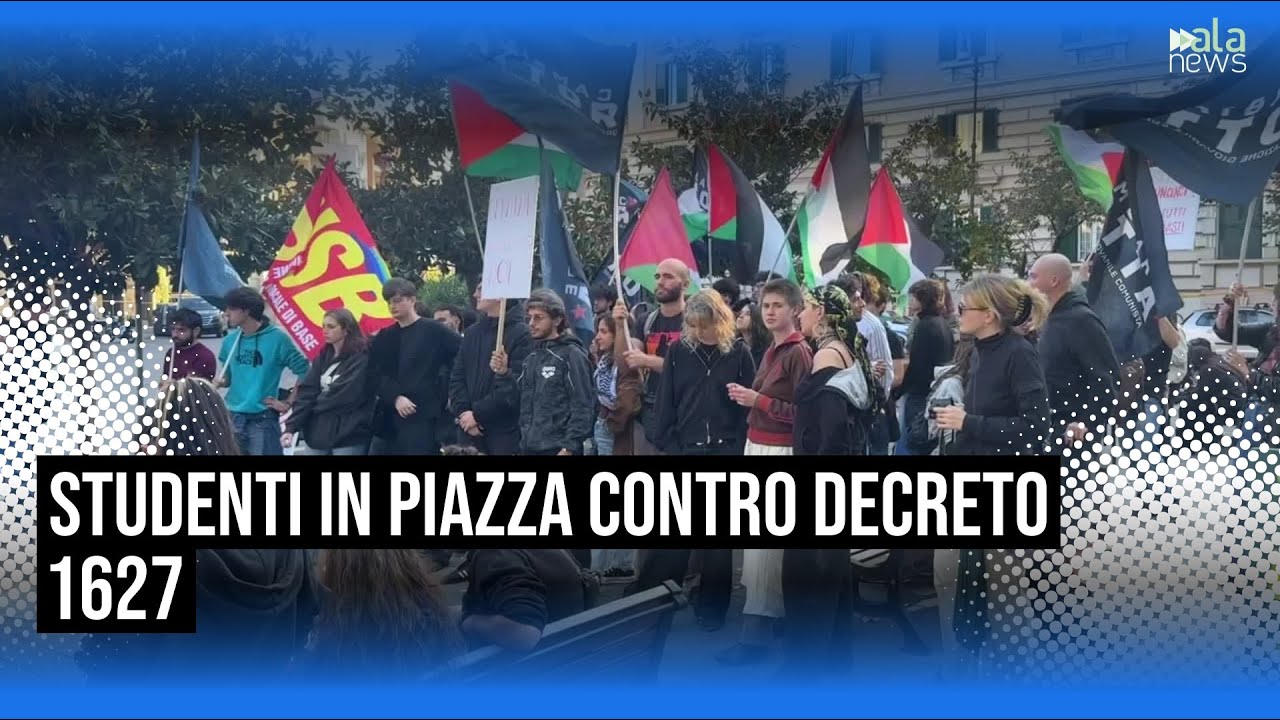 Roma, Studenti contro il decreto Gasparri: 