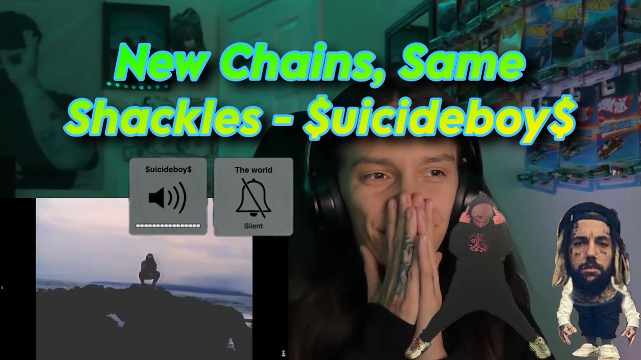 Reacting to $UICIDEBOY$ NEW CHAINS, SAME SHACKLES - Music video!