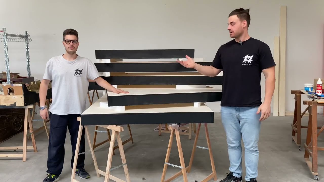 Modellismo ferroviario, la realizzazione dei moduli in legno passo passo.