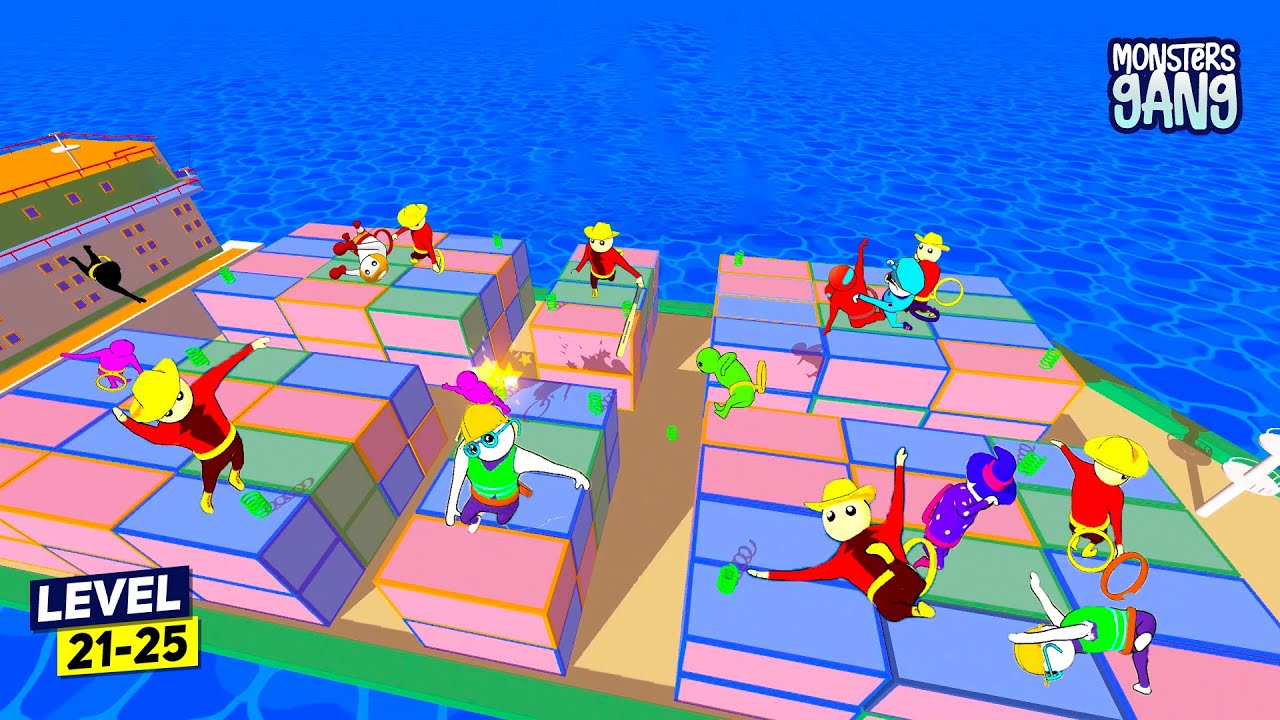 Monsters Gang 3D (Level 21-25) Android Gameplay