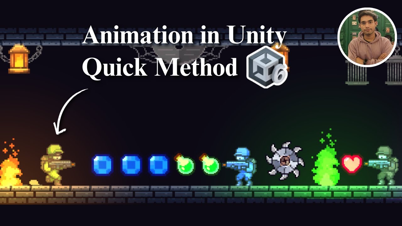 Unity 6 Sprite Sheet Animation in 5 Minutes(Fastest Method)| Animation in a 2D Game