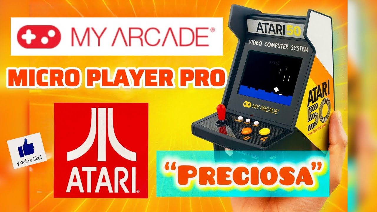 My Arcade Micro Player Por Atari “PRECIOSA”,  Unboxing y Review