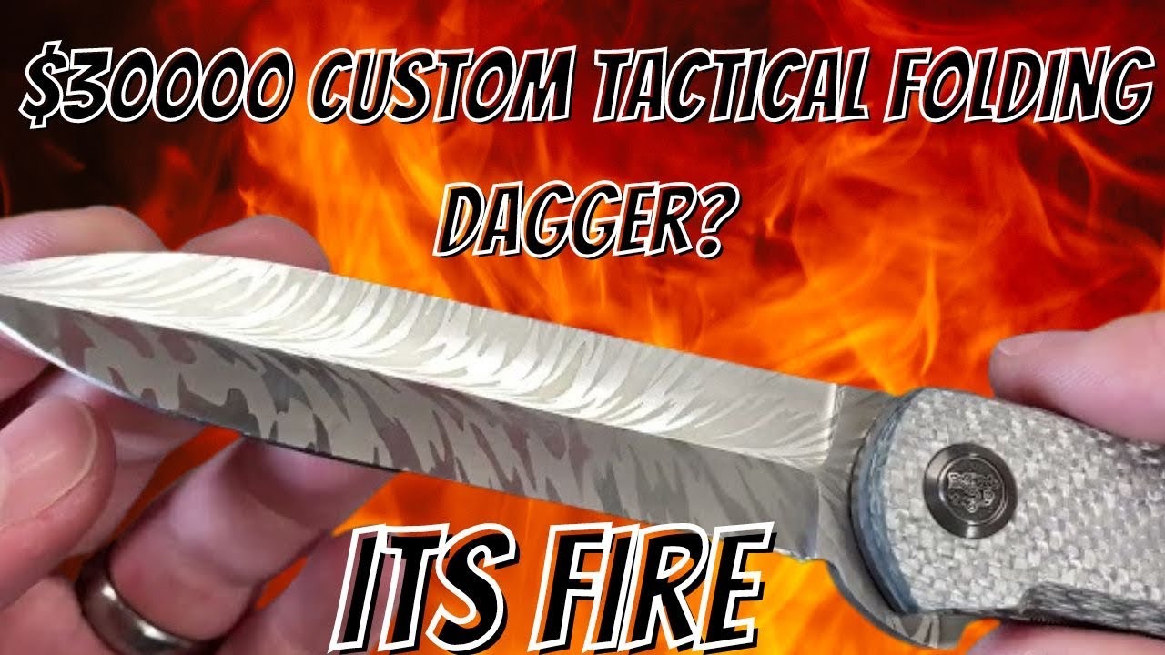 $3000 CUSTOM TACTICAL FOLDING EDC KNIFE?