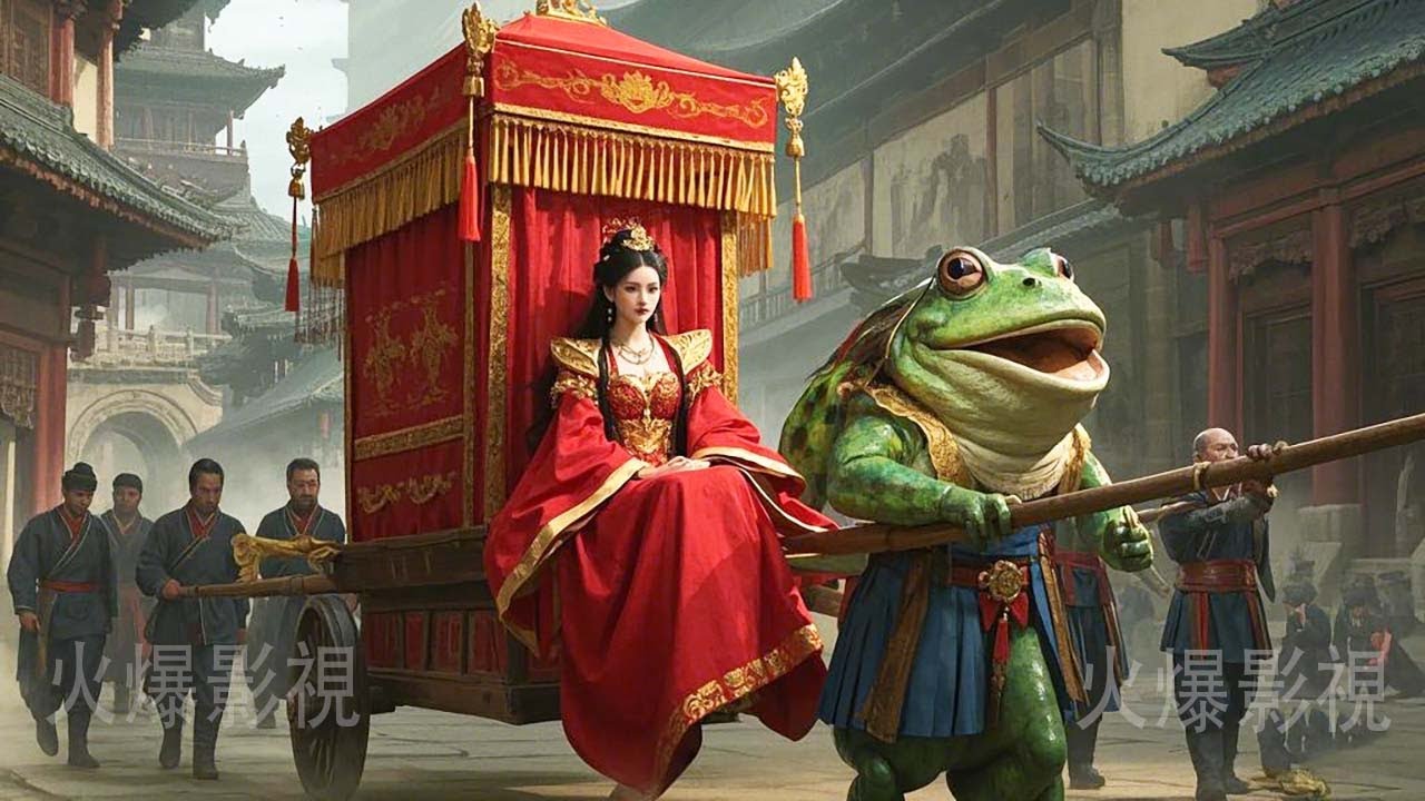 懸疑電影！婚禮慘遭巨型蛤蟆精襲擊，誰知新娘竟是捉妖師，一招制服妖怪