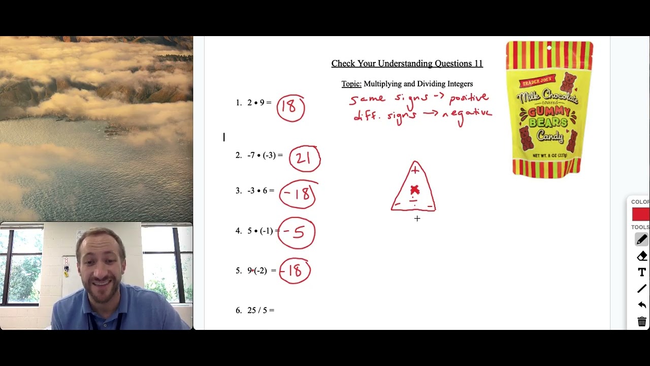 Multiplying and Dividing Integers