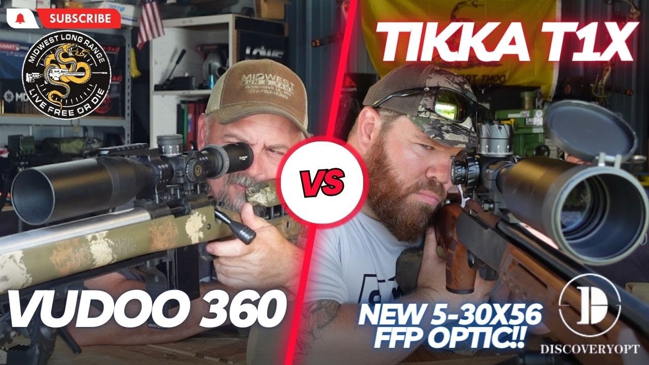 Vudoo Vs Tikka T1X (22LR Benchrest Target) New Discovery 5-30x56 Rifle Scope
