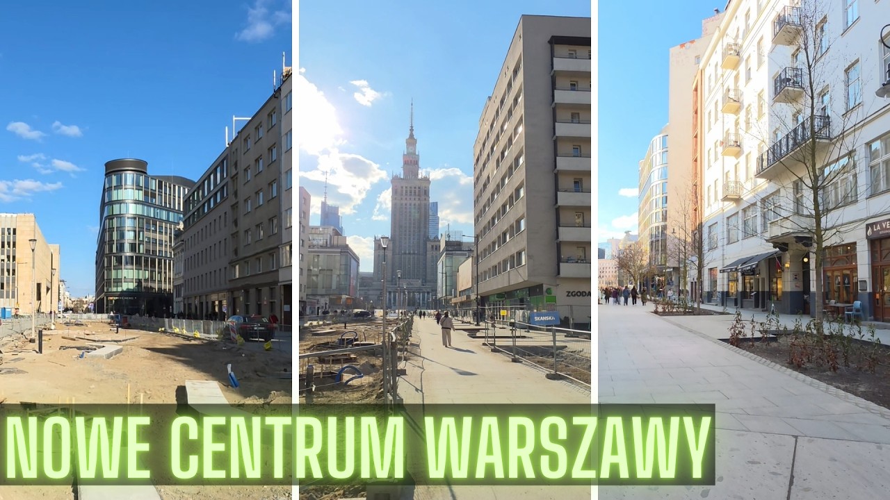 Warszawa / Warsaw Nowe Centrum Warszawy Złota i Zgoda marzec 2026 / Reconstruction of Złota & Zgoda