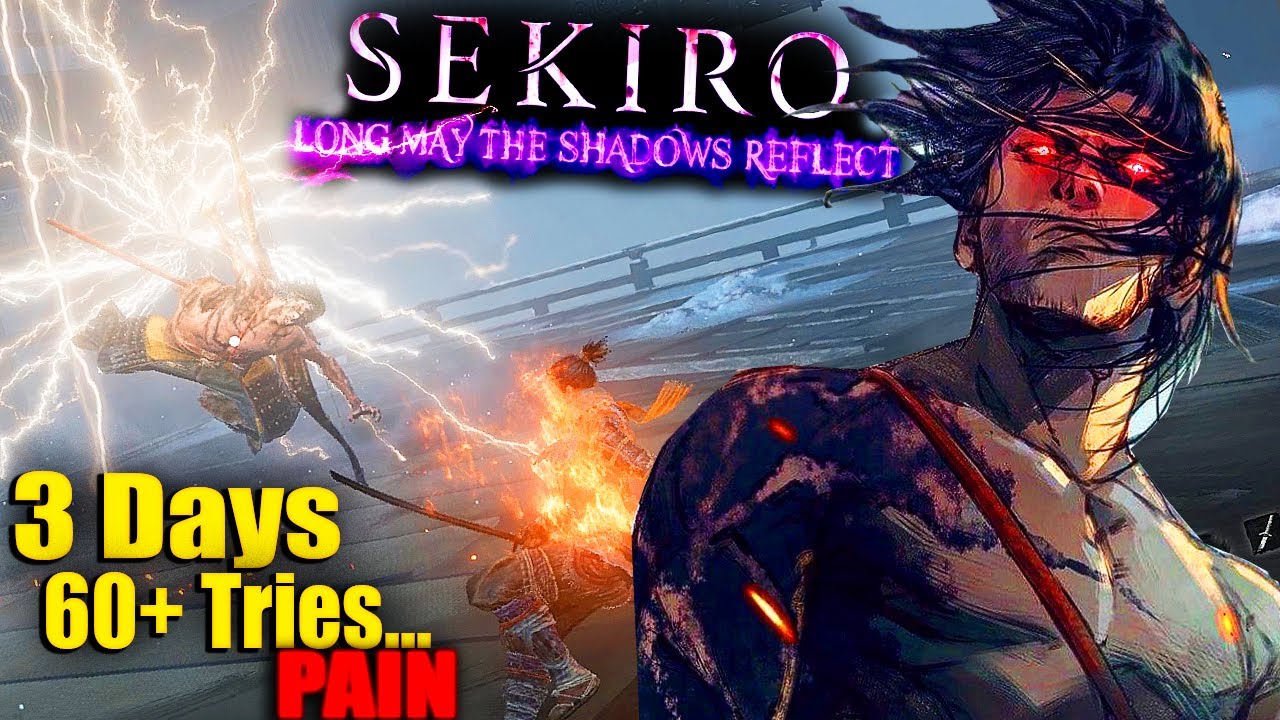 GOD LEVEL Genichiro Took Me 60+ Attempts TO BEAT...- Sekiro LMTSR Mod (Part 4)