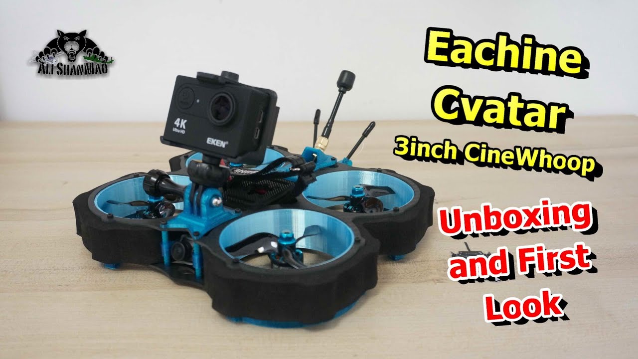 First Look Eachine Cvatar 3 Inch Ducted Fan CineWhoop Racing drone