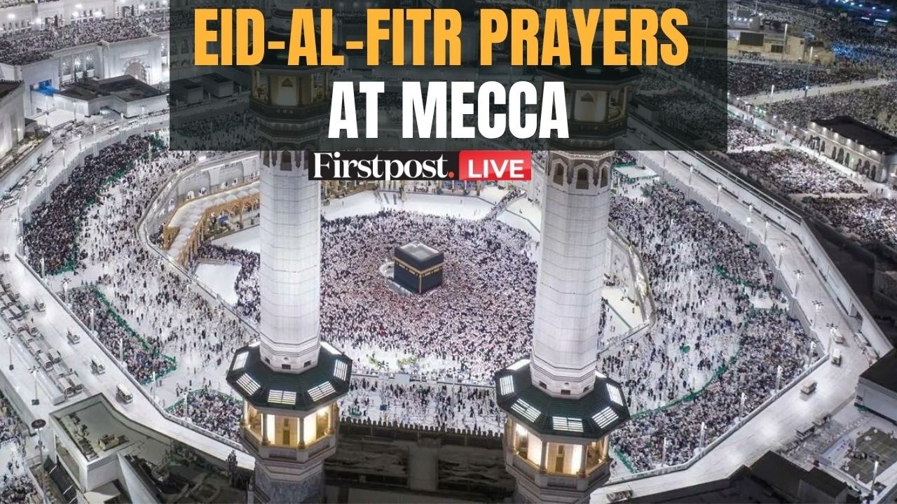 Eid LIVE: Thousands Gather at Mecca&rsquo;s Grand Mosque for Eid Prayers | Ramadan | Eid Al Fitr | N18G