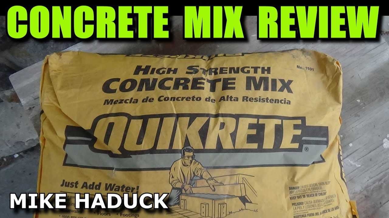 QUIKRETE (Обзор бетонных смесей и т. д.) Майк Хадак