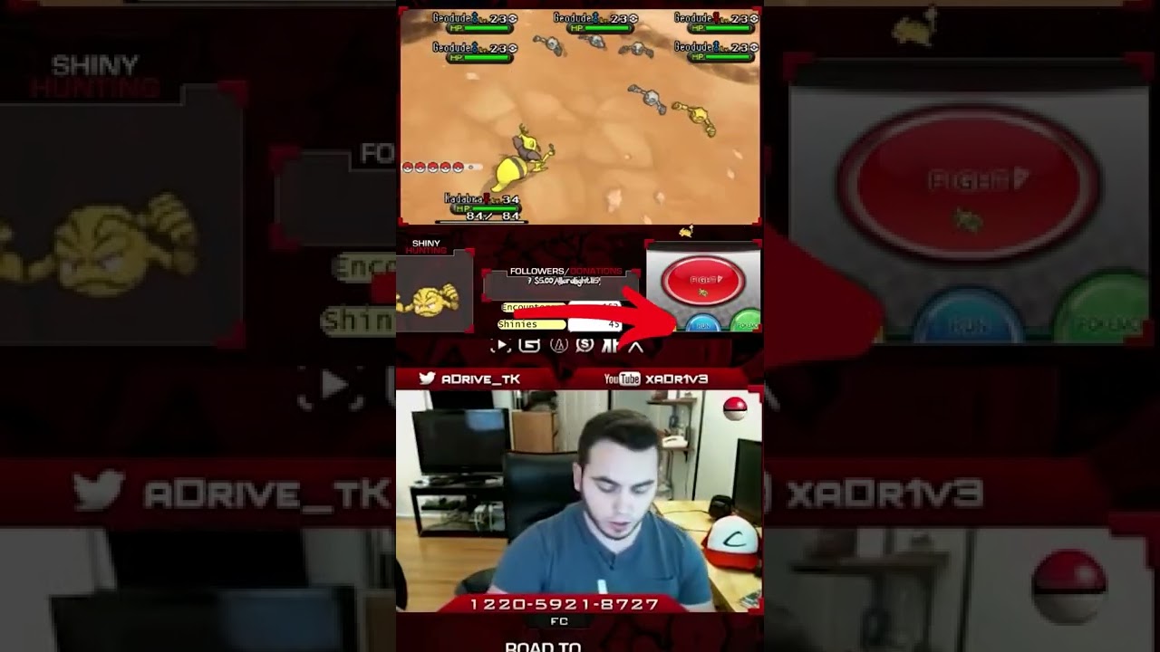HAVE YOU EVER RAN FROM A SHINY? Sadly I Have... aDrive Shiny Fails #shorts