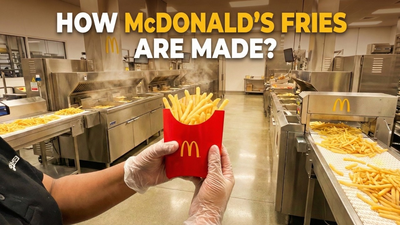 How McDonald’s French Fries Are Made in a Factory | Inside Food Factory