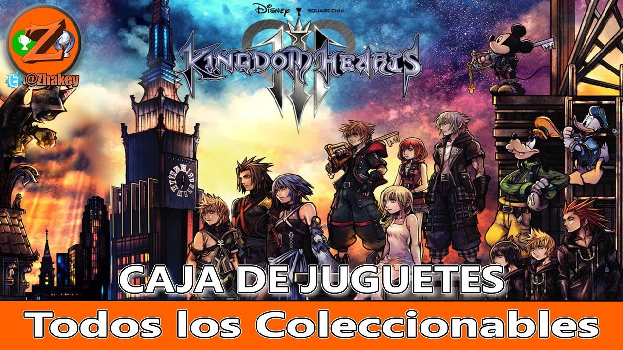 Kingdom Hearts 3: Caja de Juguetes - Todos los Coleccionables (Cofres, Portafortunas, Juegos)