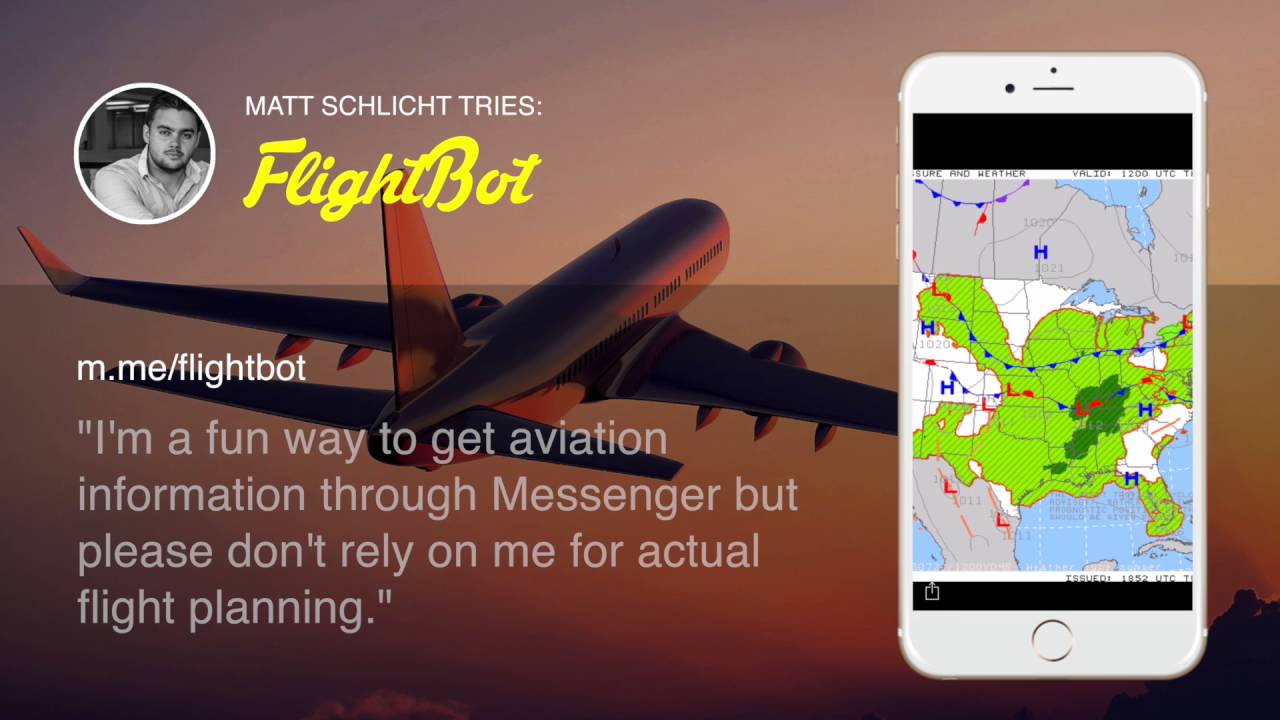 Let's Bot! - Matt Schlicht Tries FlightBot