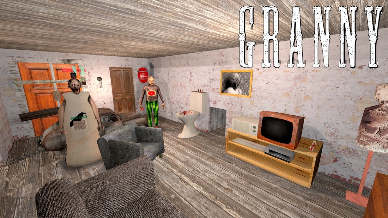 The New Attic Furniture With Escape Door And Car Escae - Granny Recatured! (Update)