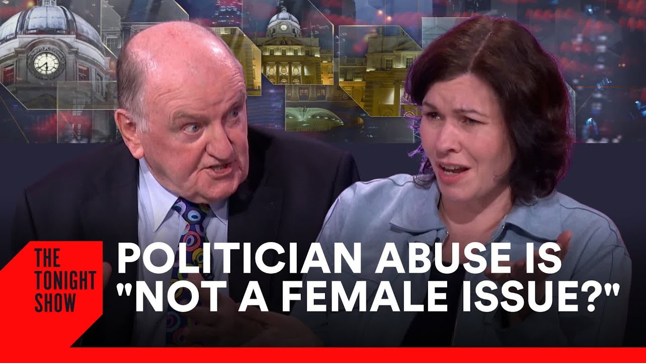 George Hook & Alison O'Connor Go Head to Head on Female Politician Abuse | The Tonight Show
