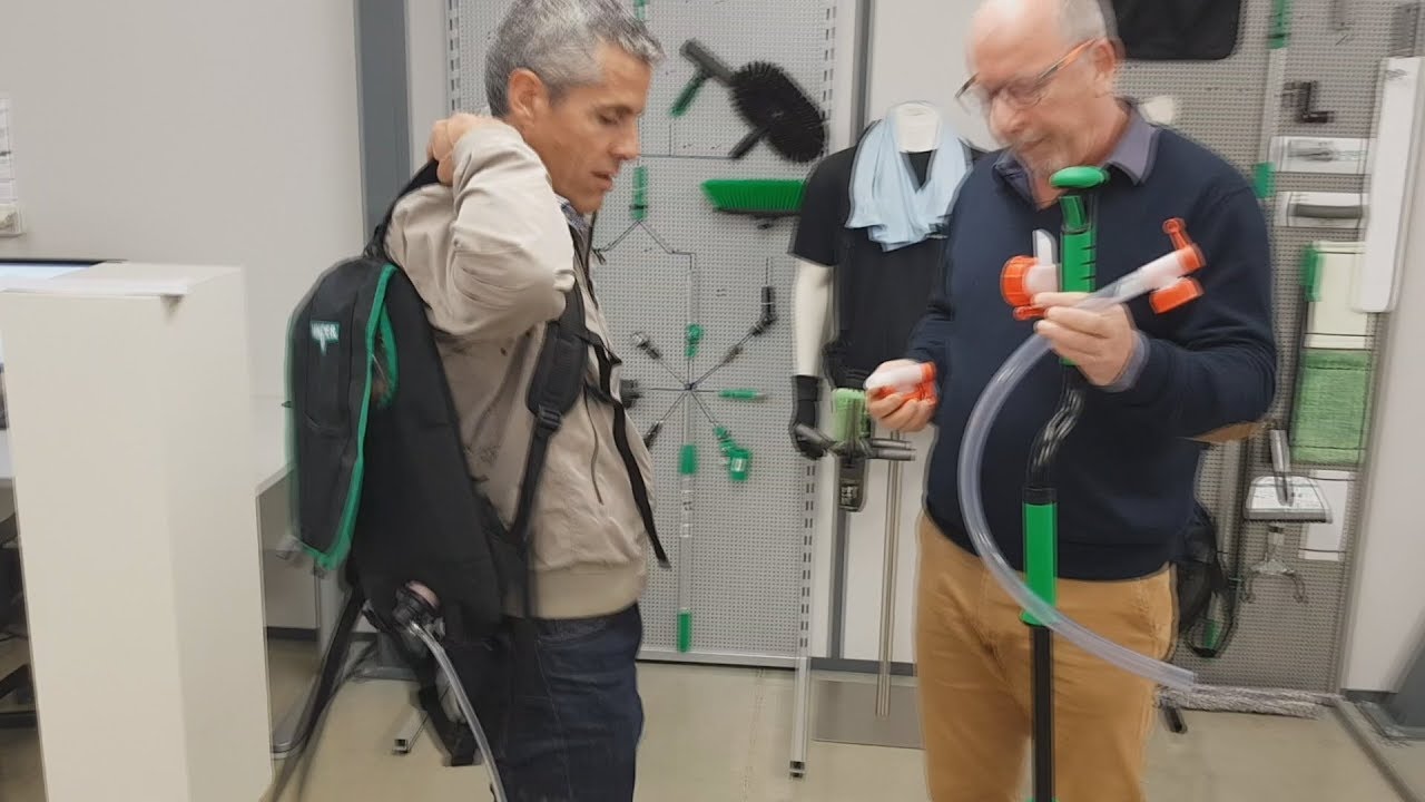 ErGO! wax - Sac à dos 5 L - complément idéal du balai erGO! clean de Unger