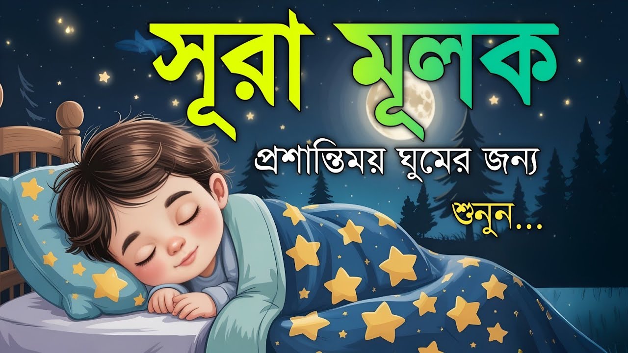 ঘুমানোর আগে এই তেলাওয়াত শুনুন সূরা আল মূলক খুব সুন্দর তেলাওয়াত | Surah Mulk Bangla - Shamsul Haque