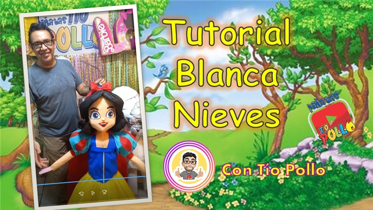 como hacer Blanca nieves