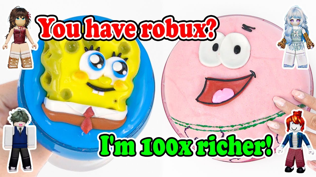 Slime Storytime Roblox | I'm a poor Bacon in Roblox but a rich girl in real life