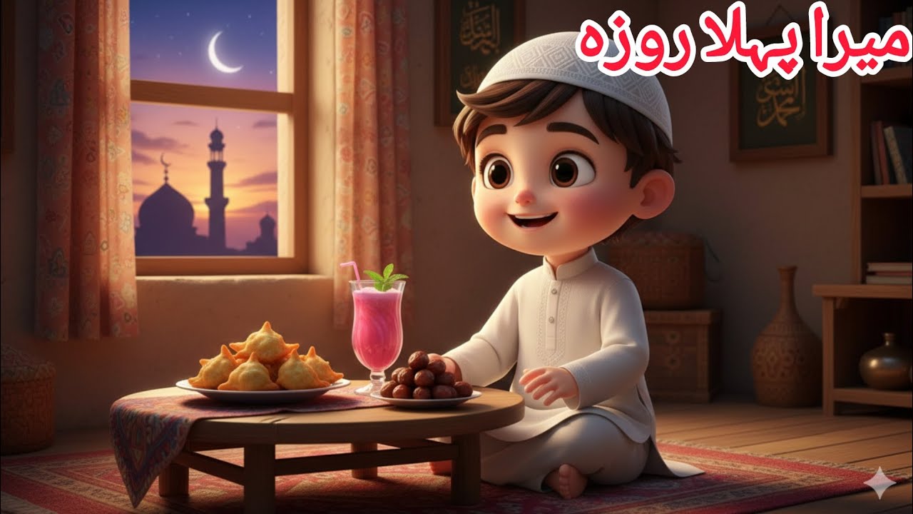 میرا پہلا روزہ – My First Ramadan Fast Story for Kids