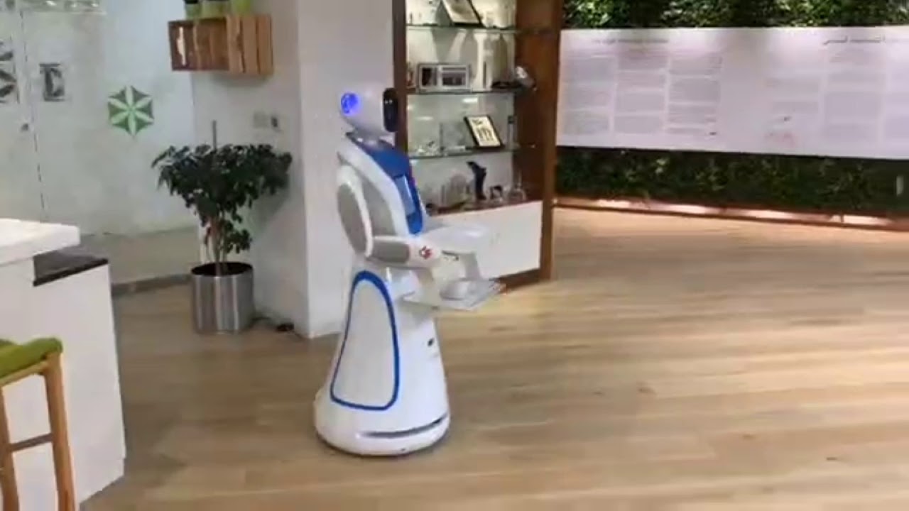 Flewup Technologies Waitress Robots are now available in UAE and India