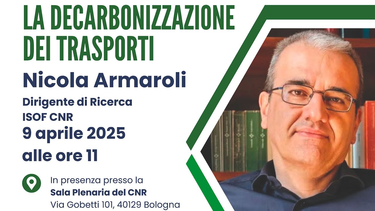 Nicola Armaroli, “La decarbonizzazione dei trasporti“