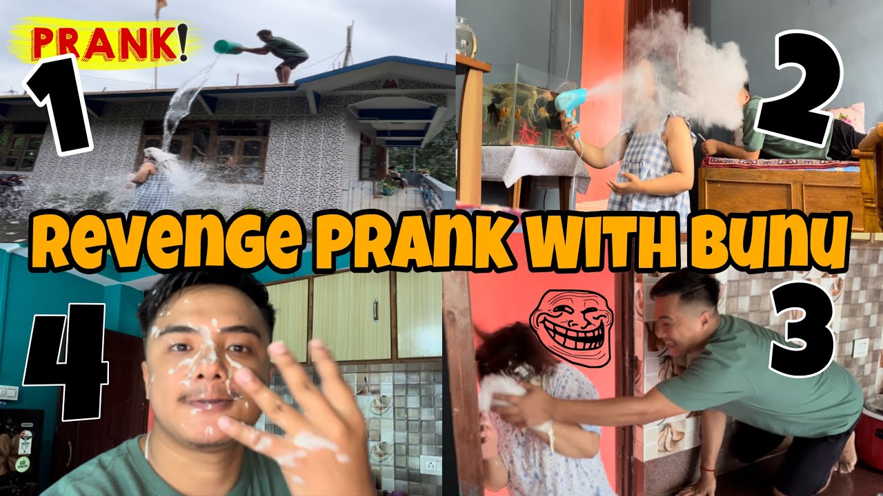 Extreme Revenge Prank With My Sister // 4 Times Prank In a Single Day 😎 ​⁠@pritikachettri03
