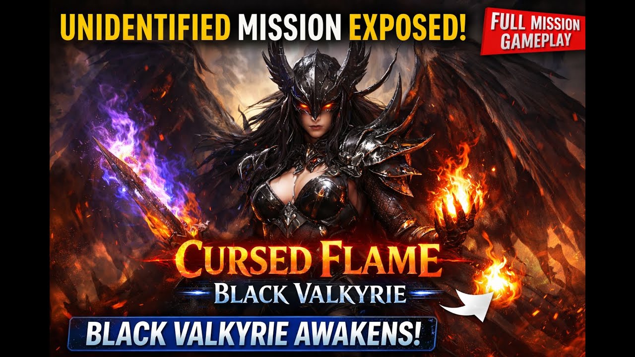 Cursed Flame Unidentified – Black Valkyrie Awakens! The Darkest Power Ever Revealed 🔥 | Full Mission