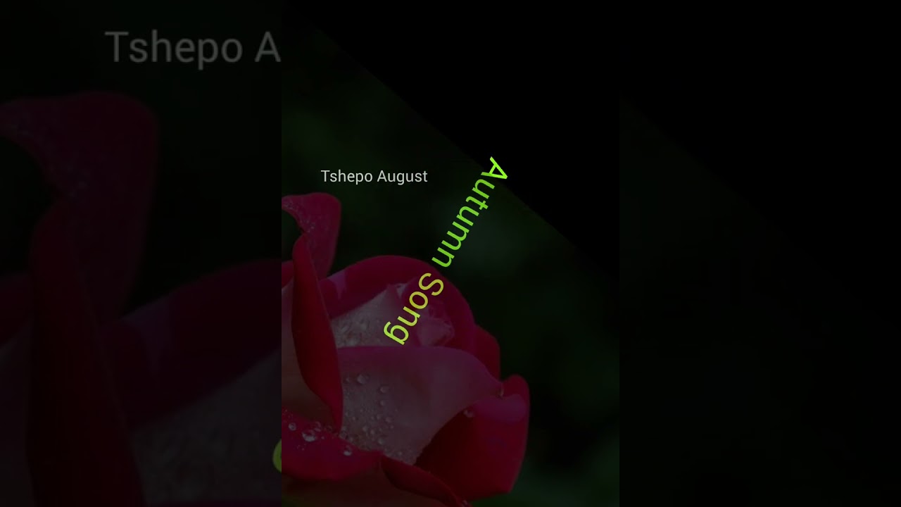 Tshepo August - Autumn Song (Deep house)