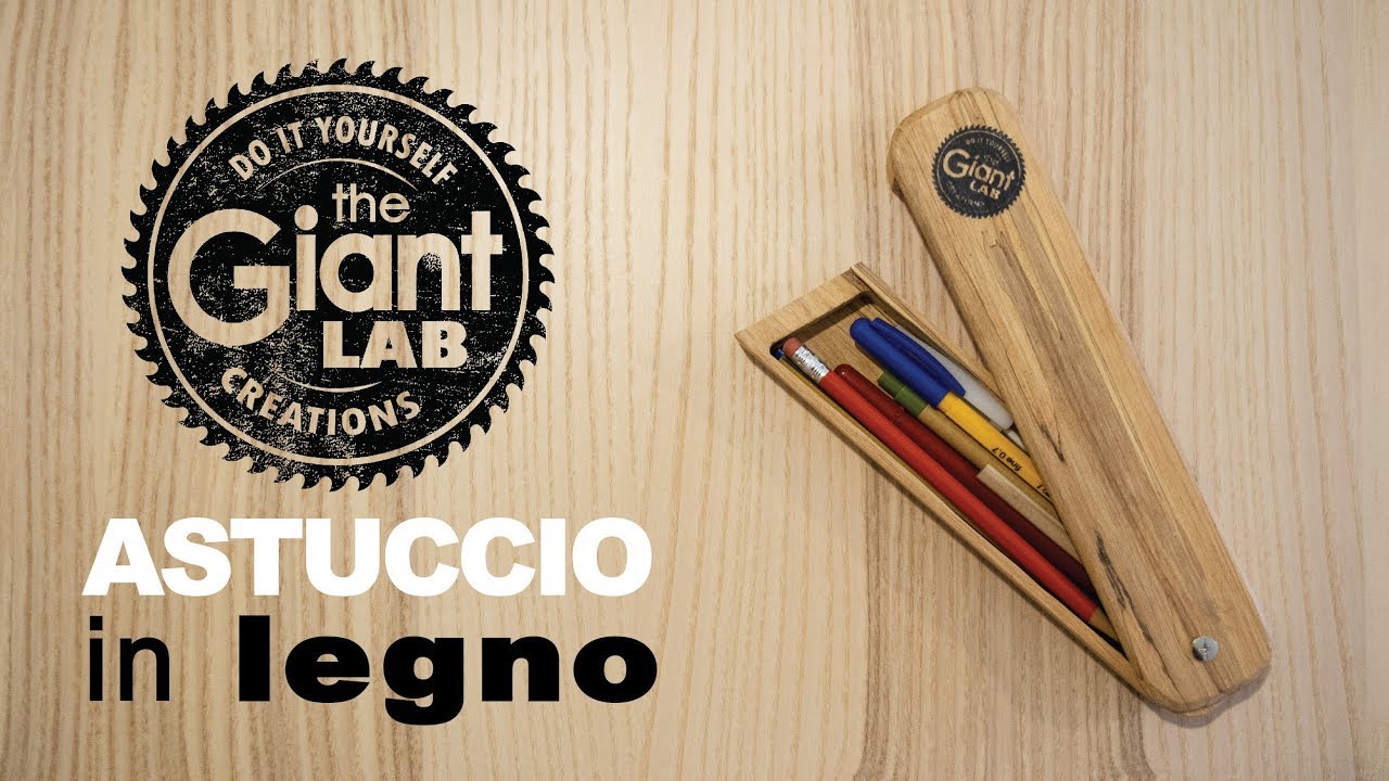 Wooden Pencil Case // Astuccio in legno