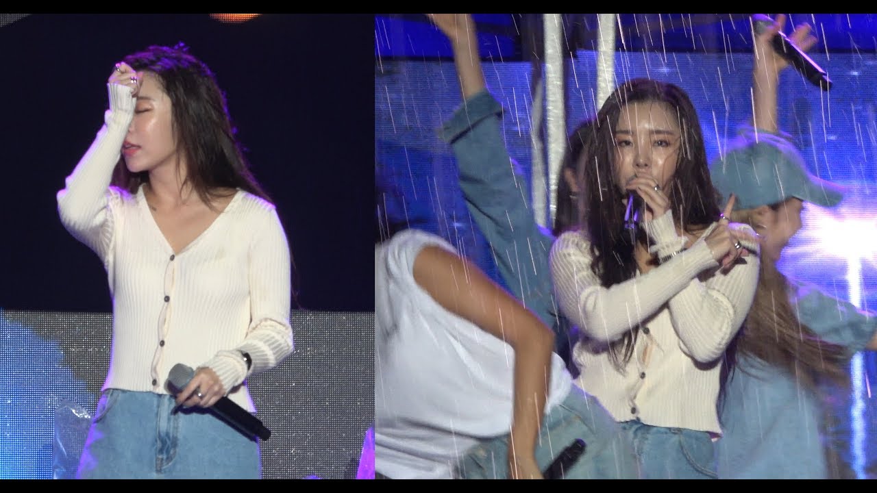 191002 제10회 홍천군 군인의날 화합한마당 마마무 휘인직캠 by.여군무무