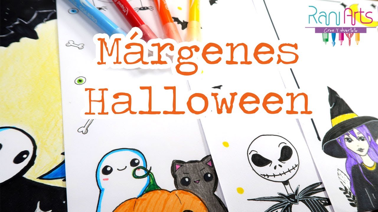 MÁRGENES Y PORTADA - Edición Halloween - DIY - Halloween project border designs
