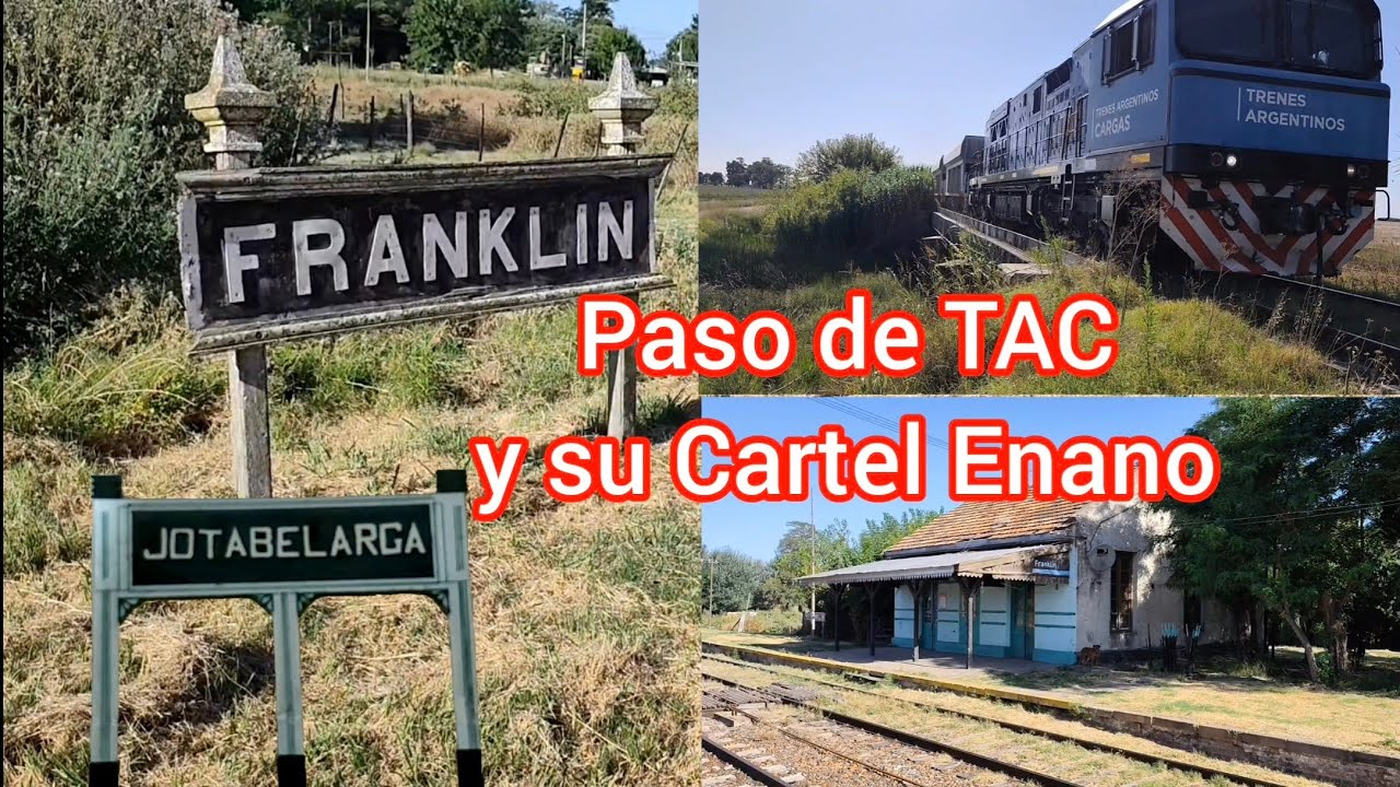 ESTACIÓN FRANKLIN del FERROCARRIL GENERAL SAN MARTÍN ex FERROCARRIL BUENOS AIRES AL PACÍFICO 