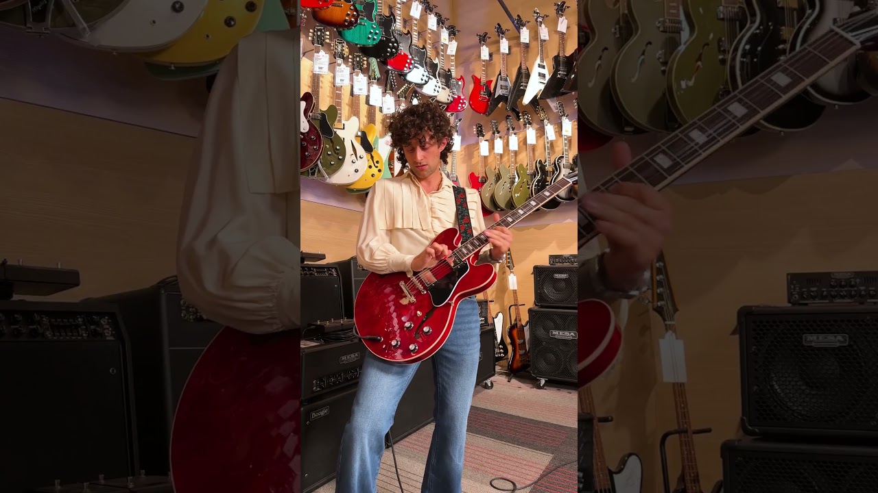 Les Paul or ES-335? Which @dredimura doppelganger do you side with? @gibsonguitar #gibsunday