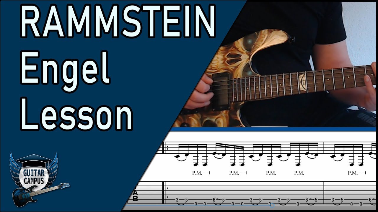 Kult Gitarrenriff - Rammstein - Engel ► Gitarre lernen