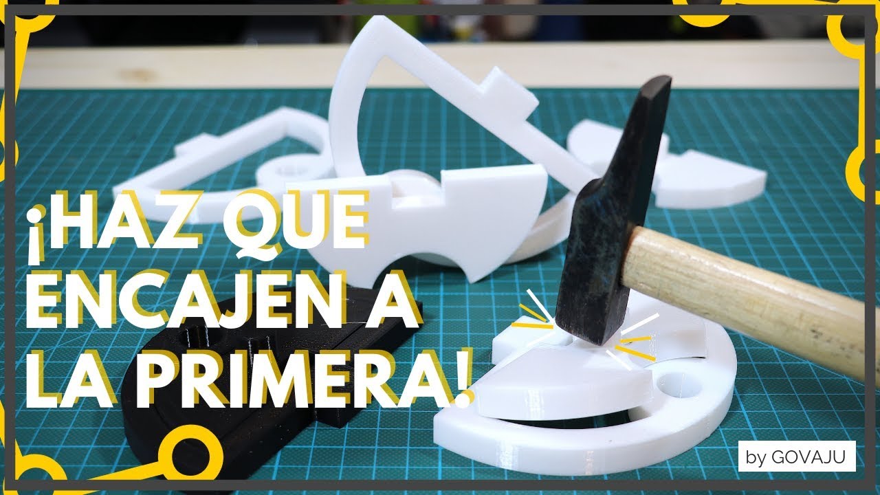 HAZ QUE TUS PIEZAS 3D ENCAJEN A LA PRIMERA! 🔨 - IMPRIMIR EN 3D con PRECISIÓN