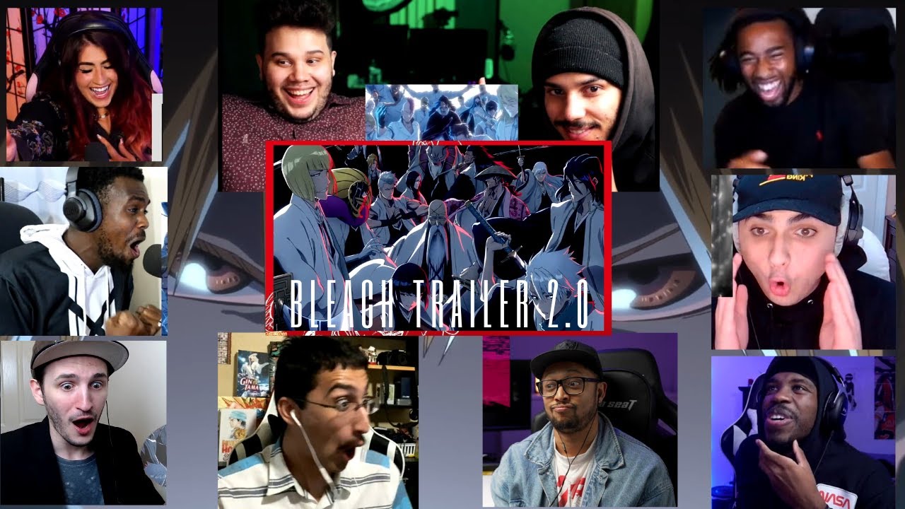 『BLEACH: Thousand Year Blood War Arc - Official Trailer 2』|「GRAND REACTION MASHUP」| GokuDas