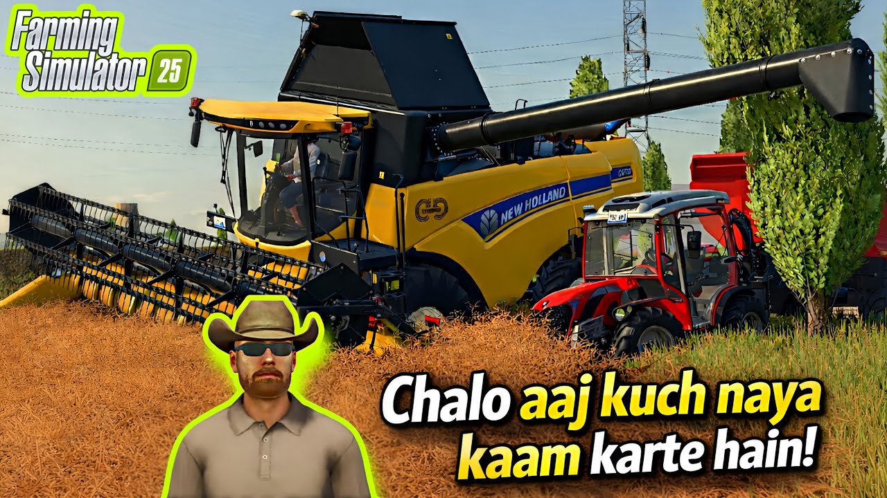 PUNJABI VILLAGE ME FIRSE FARMING SHURU! 🌾 | Aj Kuch Naya Kaam Karenge 🔥 | FS25 #farming