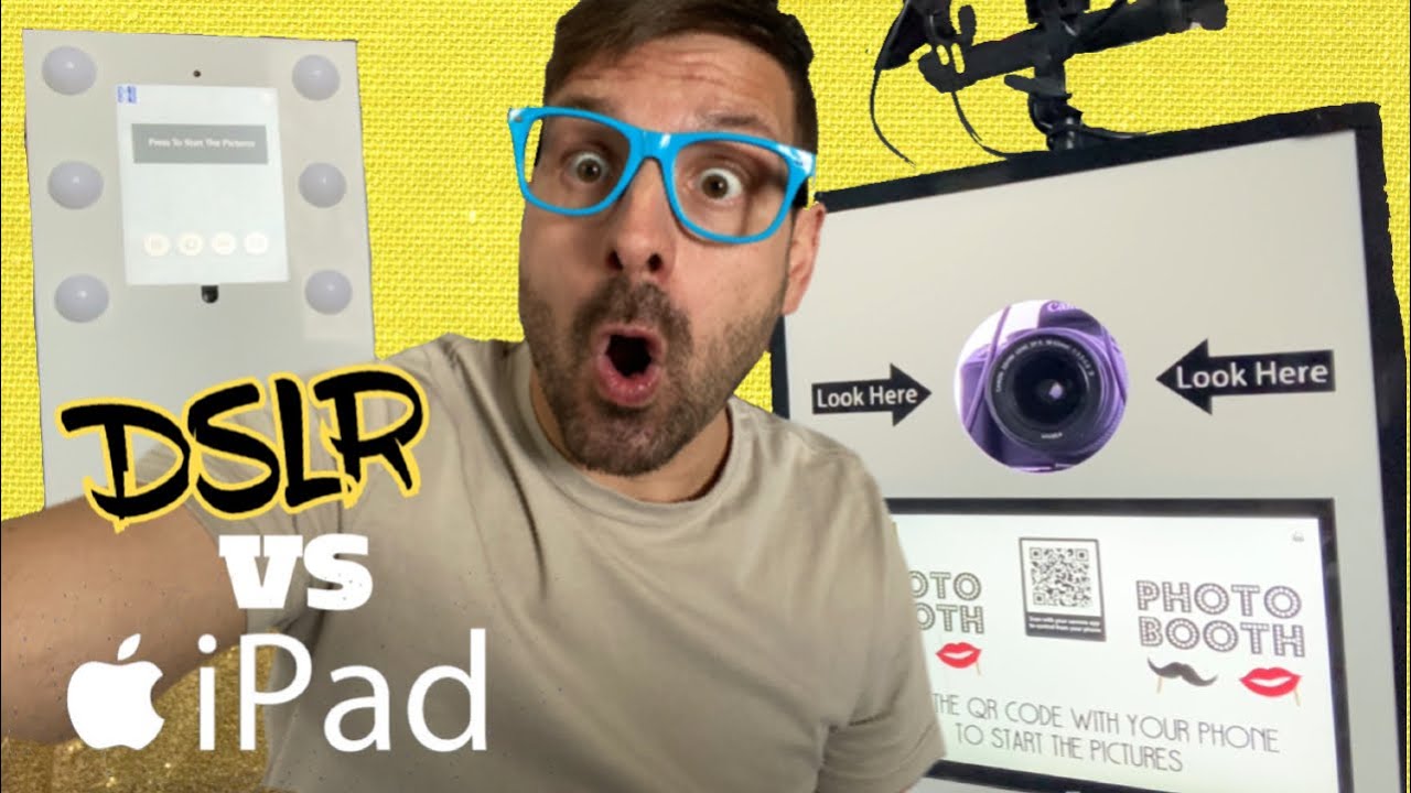 DSLR vs iPad Photo Booth - What's The Difference - Lumabooth Vs DSLR Booth
