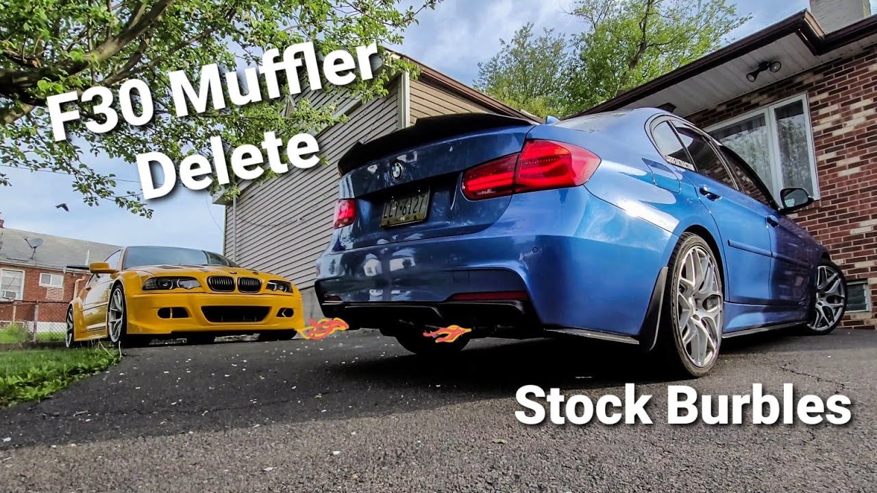 УДАЛЕНИЕ ГЛУШИТЕЛЯ BMW F30 328I RWD (STOCK BACKFIRE) N20
